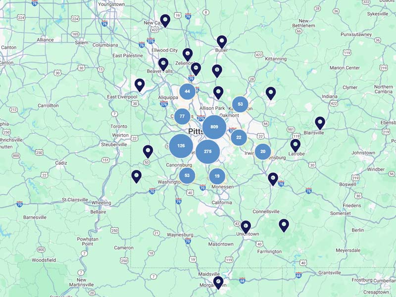 Service Areas